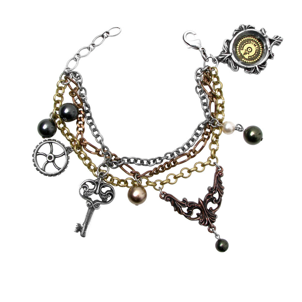 Alchemy Empire Mrs Hudson's Cellar Keys Bracelet Steampunk