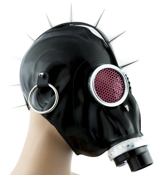 WWII Style Spike Gas Mask Cosplay Deathrock Rave Dance Clothing Death Bringer