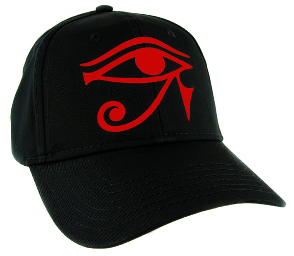 Red Egyptian God Eye of Ra Horus Hat Baseball Cap Ancient Egypt Sun God