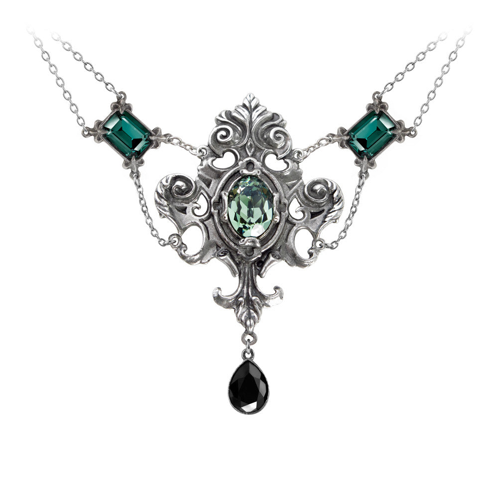 Alchemy Gothic Queen of the Night Pendant Necklace