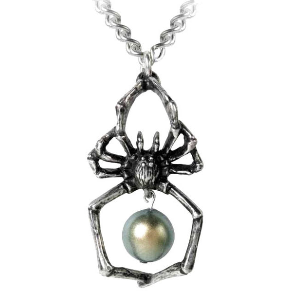 Alchemy Gothic Glistercreep Spider Pendant Necklace
