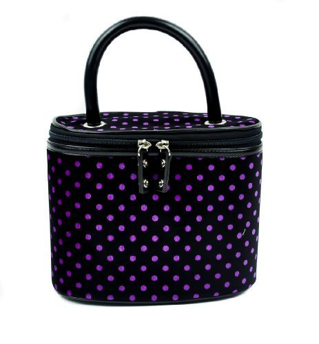 Purple Polka Dot Handbag Sexy Pinup Purse