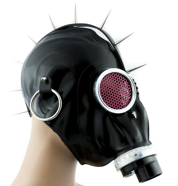 WWII Style Spike Gas Mask Cosplay Deathrock Rave Dance Clothing Death