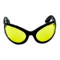 Yellow Lens Gothic Vampire Sunglasses Oversized Sexy Glasses