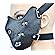 Black O Ring Biker Mask Motorcycle Goth Metal Sons Anarchy Cosplay Tattoo Spike