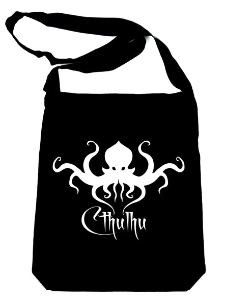 H.P. Lovecraft Cthulhu Octopus Crossbody Sling Bag Occult