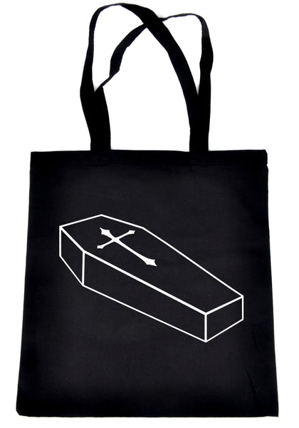 Voodoo Coffin w/ Gothic Cross Tote Book Bag School Goth Punk Horror