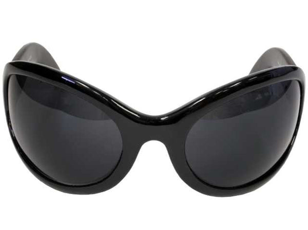 Gothic Vampire Sunglasses Oversized Black Lens