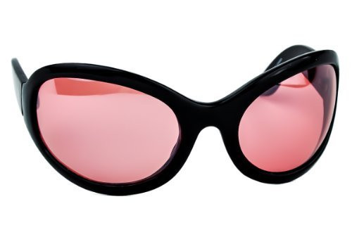 Red Lens Gothic Vampire Sunglasses Oversized Sexy Glasses