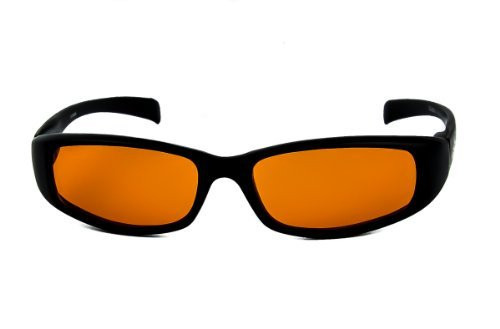 Orange Lens Gothic Vampire Sunglasses Dark Shades Glasses