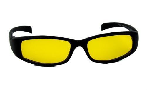 Yellow Lens Gothic Vampire Sunglasses Dark Shades Glasses