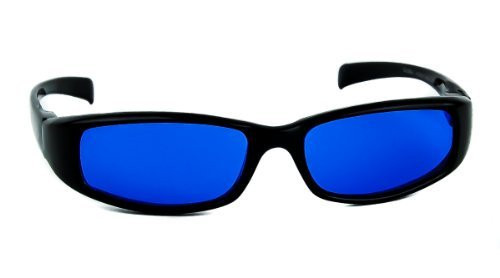 Blue Lens Gothic Vampire Sunglasses Dark Shades Glasses
