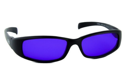 Purple Lens Gothic Vampire Sunglasses Dark Shades Glasses