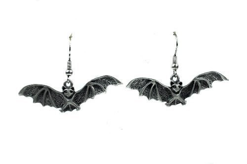 Dark Gothic Bat Earrings Cosplay