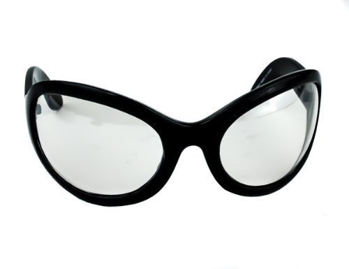 Clear Lens Gothic Vampire Sunglasses Oversized Sexy Glasses