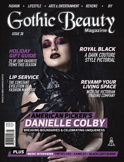 Gothic Beauty Magazine Issue 38 Music interviews with The 69 Eyes, Kamelot and Black Light Burns