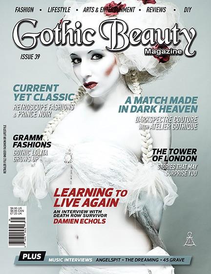 Gothic Beauty Magazine Issue 39 Music interviews with Angelspit, The Dreaming and 45 Grave