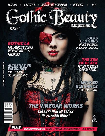 Gothic Beauty Magazine Issue 41 Music interviews with IAMX, Front Line Assembly and Jill Tracy