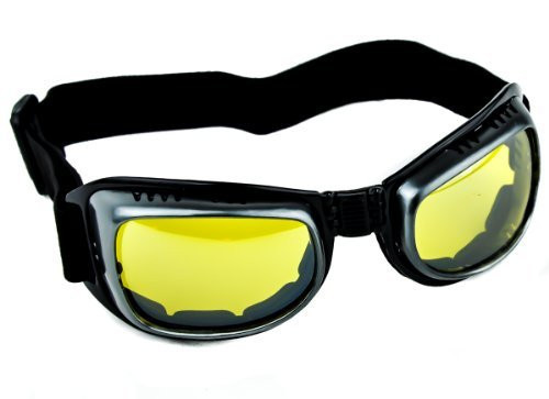 Yellow Lens Motorcycle Goggles Protective Sport Sunglasses