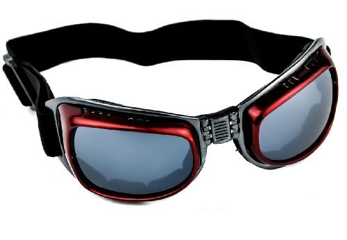 Red Frame Motorcycle Goggles Protective Sport Sunglasses