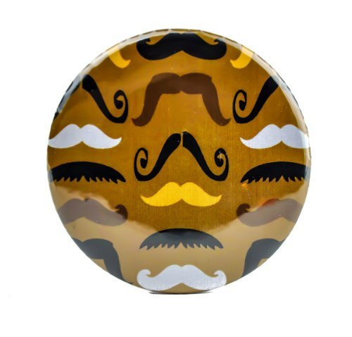 2.5" Mustache Print Button