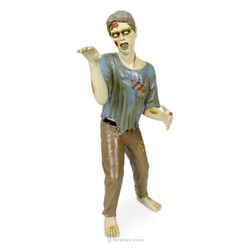 17" Zombie Sculpture Figure Walking Dead Evil Undead