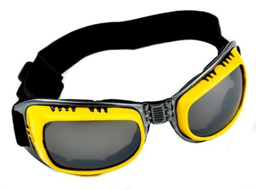 Yellow Frame Motorcycle Goggles Protective Sport Sunglasses