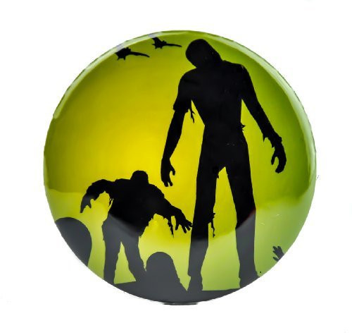 2.5" Zombie Cemetery Print Button Night of the Living Dead