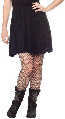 Sourpuss Black Bats in the Belfry Skirt