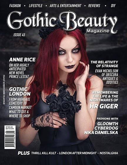 Gothic Beauty Magazine Issue 45 Music interviews with Thrill Kill Kult, London After Midnight and Nostalghia