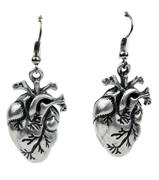 Anatomical Heart Earrings Cosplay