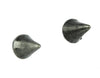 Silver Spike Earrings Studs Heavy Metal Jewelry