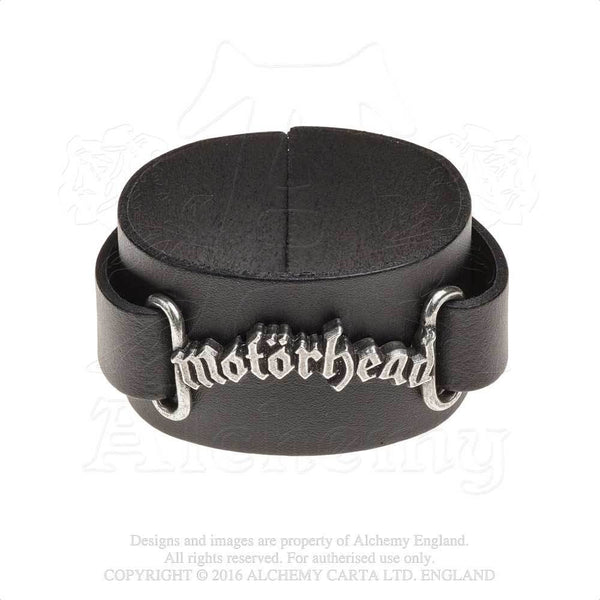 Alchemy Gothic Rocks Motorhead Logo Cuff Wristband Bracelet