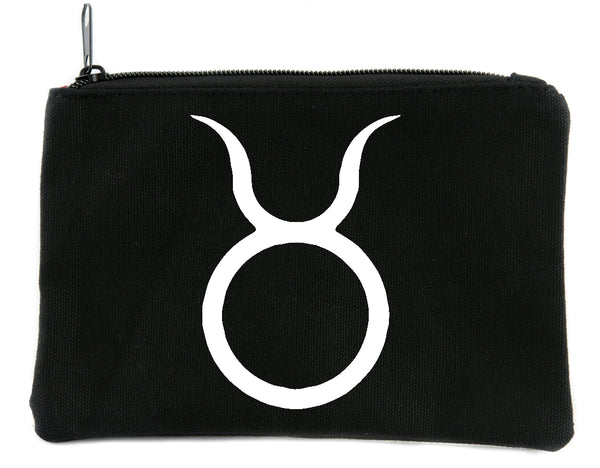 Zodiac Taurus Sign Cosmetic Makeup Bag Pouch Astrology Horoscope The Bull