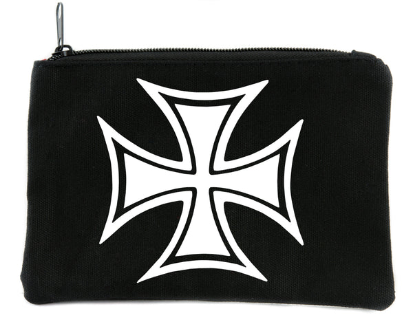 Iron Cross Solid Cosmetic Makeup Bag Pouch Accessories Military World War II