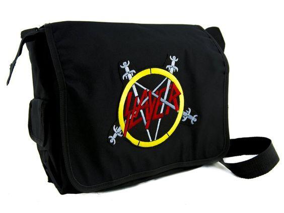 Slayer Reign in Blood School Messenger Bag Death Heavy Metal