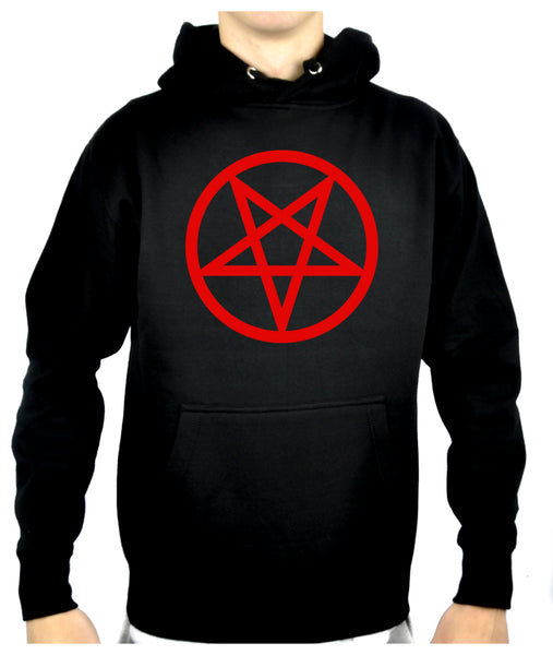 Red Inverted Pentagram Pullover Hoodie Sweatshirt