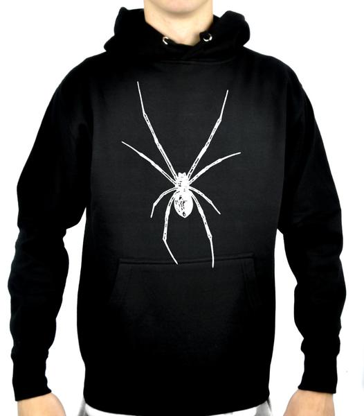 Black Widow Spider Pullover Hoodie Sweatshirt Halloween Clothing