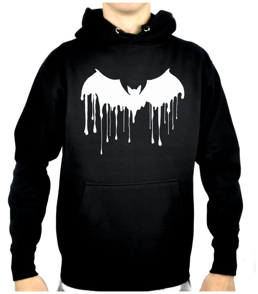 Melting Drip Vampire Bat Pullover Hoodie Sweatshirt Alternative Clothing