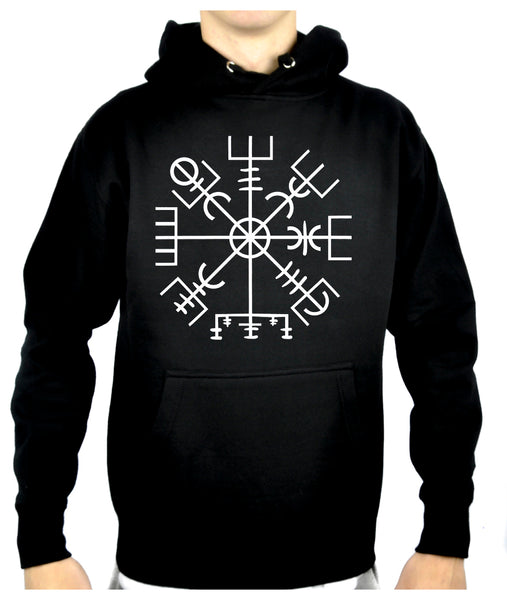 Vegvisir Viking Compass Symbol Pullover Hoodie Sweatshirt Viking Old Norse