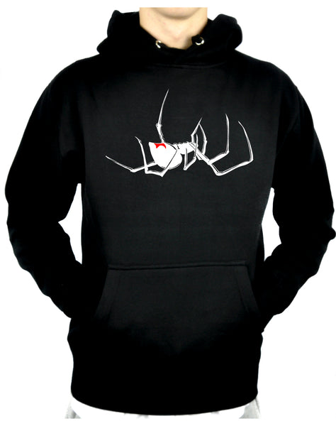 Black Widow Spider Pullover Hoodie Sweatshirt Gothic Clothing