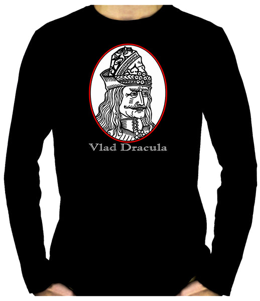 Vlad Dracula The Impaler Men's Long Sleeve T-Shirt Occult Vampire
