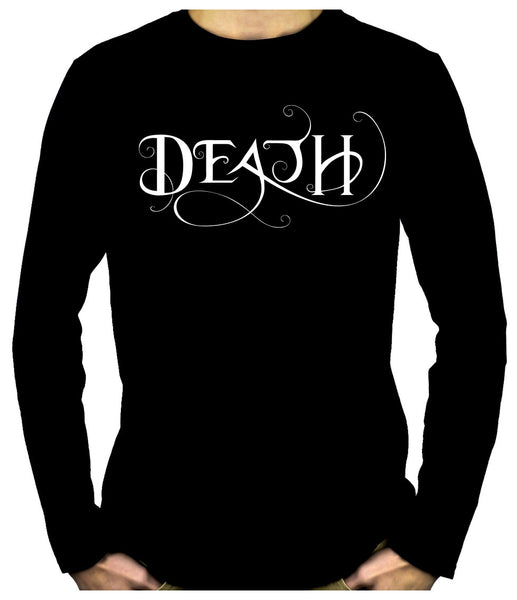Death Being the End Men's Long Sleeve T-Shirt Occult Gothic Clothing Sandman