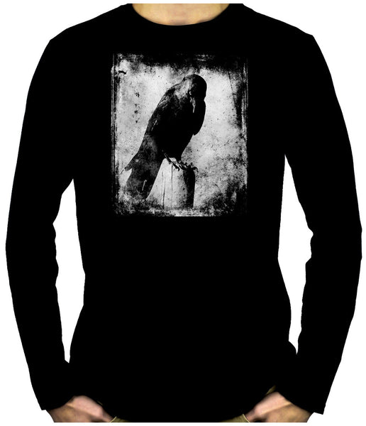 Evil Eye Raven Men's Long Sleeve T-Shirt Gothic Alternative Clothing The Crow