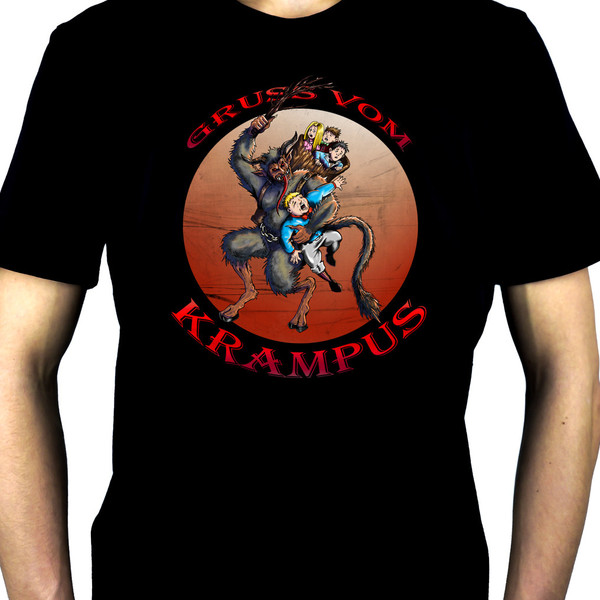 Gruss Vom Krampus T-shirt Gothic Christmas Gift
