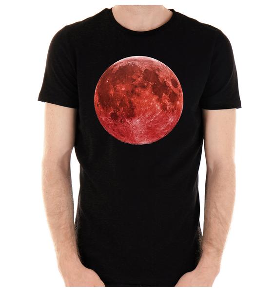 Blood Red Full Moon T-Shirt Lunar Eclipse Vampire
