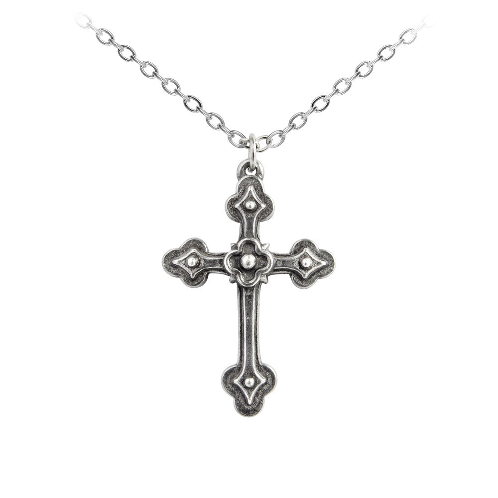 Alchemy Gothic Devotion Cross Pendant Necklace