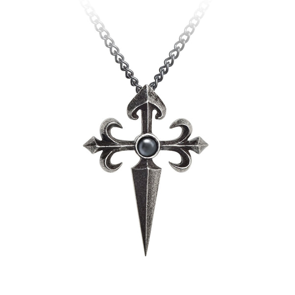 Alchemy Gothic Santiago Cross Pendant Necklace