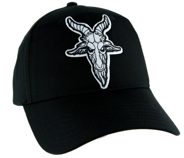 Sabbatic Goat Head Hat Baseball Cap Alternative Clothing Satanic Baphomet