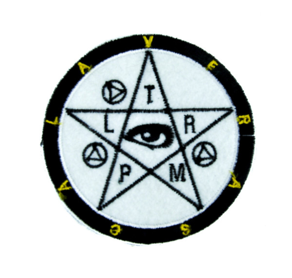 Occult Symbol Patch Iron on Applique Dark Clothing